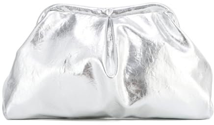 EVEOUT Clutches de Cuero Brillante para Mujer Bolso Nube para Fiesta Bolso Bandolera para Boda Noche Vacaciones