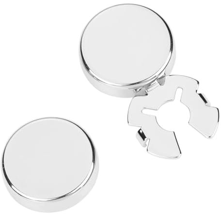 VEOIRXU Couvre-Boutons pour Homme, Boutons de Manchette Vintage Rétro Rond pour Chemise
