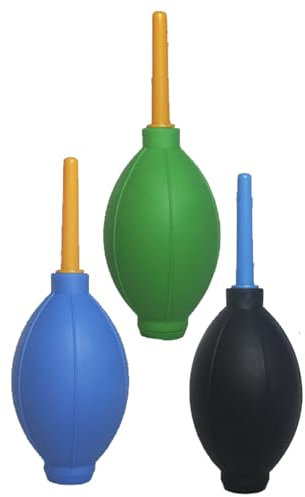 GNAUMORE Blasebalg Kamera,Blasebalg Dust Blower,Kamera Blasebalg,Blasebalg f체r Luftmatratze,Blasebalg Kamera Mini,Luftgebl채se mit Weicher B체rste,Luftgebl채se Cleaner Blasebalg Dust Blower Gebl채se,3PC