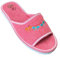 Sandalo donna ciabatte mare piscina spa spugna 100% interamente foderata in purissimo cotone/spugna Suola Antiscivolo Lavabile (Geranio, Sistema Taglie Calzature EU, Adulto, Donna, Numero, Media, 38)