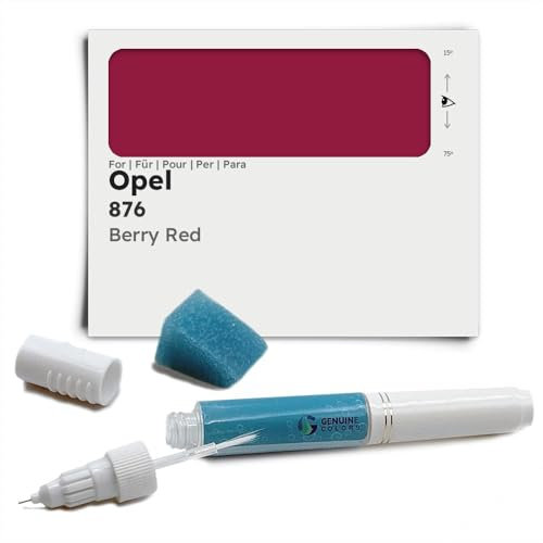 Genuine Colors Lackstift BERRY RED 876 für Opel Rot