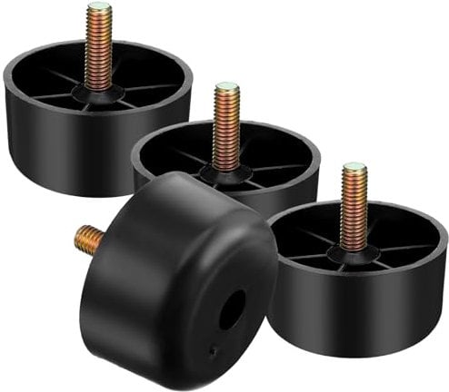 Furniture Legs Feet Set 4 PCS Couch Cabinet Table Sofa Adjustable 1.18 inch Dresser Replacement End Leg Leveling Desk Kitchen Height Short Shelf Replacement Legs Extenders Hardware Cabinets Home DIY