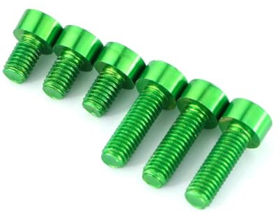 RDWSPLI Moto Boulons Et Écrous Compatible avec pour ZX-6R pour Z1000 pour ZX10R Moto Alliage Essence Réservoir Gaz Couvercle Boulons Vis Moto Batterie Borne Boulons(Green)