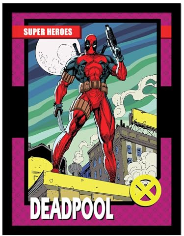 Deadpool Superhelden-Druck, mehrfarbig, 40cm x 30cm