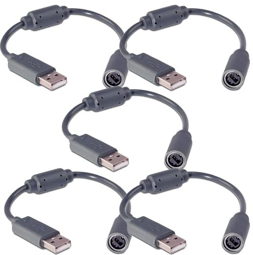 ZHHSUNY - Adaptador con cable X-box 360 PC y X-box360, cable USB para mandos de juego (5)