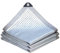 tow000ack Filet D'ombrage en Aluminium Réfléchissant,Protection Solaire 75% Aux UV Tissu D'ombre,Voile D'ombrage Coupe-Vent,Isolation,Auvent Terrasse,Extérieur,Serre,avec Œillets (200cm x 300cm)