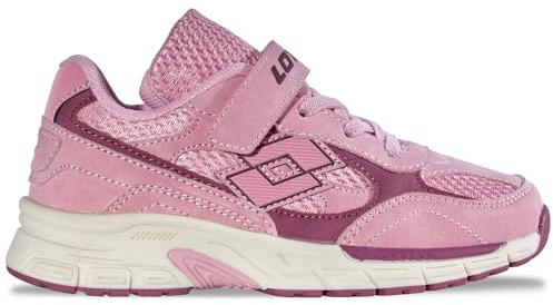 Lotto Stylecode: 2601280K FLOWTIV K Unisex Kids Sneakers I in kinderfußgerechter Passform I mit Elastik-Schnürung & Klettverschluss I bequem gepolsterte Schaftkante