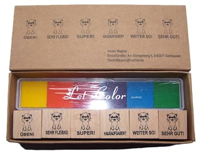 Otter Stempel zur Motivation und Belobigung für Lehrer in Schulen