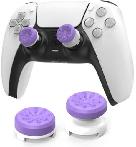 GWEOR Thumbsticks, Silicone Copertina Thumbsticks Grip per PS4 Controller e PS5 Controller, per Joystick PS5 PS4, Aiuto con Mirare