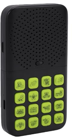 XUMIUZIY Sound Effects Machine, 16 Hilarious Sounds Toys for Kids, Portable Rechargeable Split Prank Noise Maker, Remote Control, Cool Gadgets Birthday Boys Girls (Black)