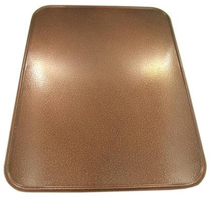 BSD Blech vor einem Kamin 60x80cm Farbe Kupfer