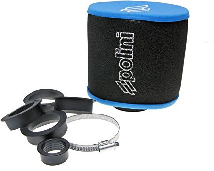 Luftfilter Polini Big Evolution 28-55mm gerade schwarz-blau