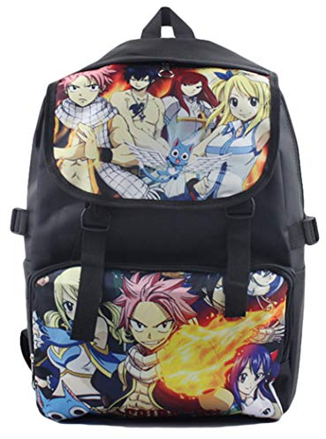 WANHONGYUE Fairy Tail Anime HD Bild Druck Studententasche Schultasche Rucksack Büchertasche Junge Mädchen /1