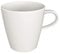 Villeroy & Boch - Manufacture Rock blanc Becher mit Henkel, minimalistisch gestaltete Kaffeetasse aus Premium Porzellan, spülmaschinengeeignet, weiß