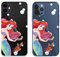 iPhone 12 Case - iPhone 12 Pro Official The Little Mermaid Ariel and Sebastian Bubbles to Protect Your Mobile Phone Flexible Silicone Apple Case with Official Disney License.