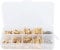 240 Pezzi M2 M3 in Ottone Esagonale Distanziatore Distanziatore Vite Kit Assortimento di Dadi, perno