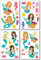 Samunshi® Wandtattoo Meerjungfrauen Set Wandbilder Kinderzimmer Deko Junge Wandtattoo Kinderzimmer Mädchen Wandsticker Kinderzimmer