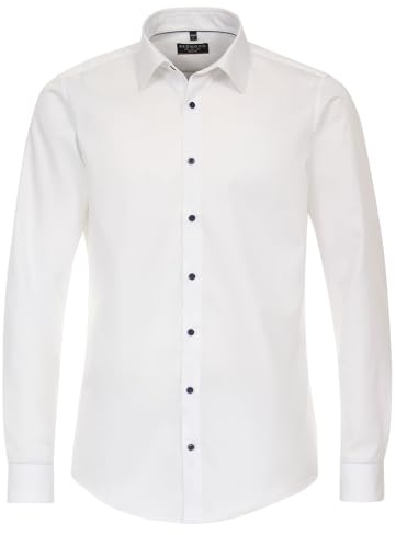 Redmond Businesshemd Uni Slim Fit 0 Weiss XL
