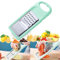 3 in 1 Handheld Professional Kitchen Grater for Vegetables and Cheese Grater,Cheese Grater with Handle, Mandoline Slicer for Kitchen Perfect for Vegetables Cheese Ginger Garlic Lemon Etc (Green)
