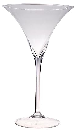 INNA-Glas XXL Martiniglas Sacha AIR auf Standfuß, klar, 40 cm, Ø 25 cm - Deko Stielglas