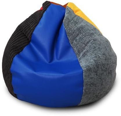 rucomfy Beanbags Adult Indoor Sensory Slouchbag Bean Bag. Comfortable Living Room Furniture. Mixture of Random Colours & Quality Fabrics