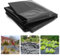 Hikrxya Telo Serra Nero 2 x 10M - Telo Protettivo per Serra - Resistente agli Strappi Extra Spesso - Copertura in Plastica Serra del Polytunnel Protezione del Giardino per Piante