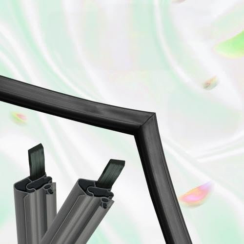 JIEZM Parti Kit di Riparazione Universale Guarnizione Guarnizione Guarnizione in Gomma per Frigorifero frigo congelatore Personalizzato per Perfetta idoneità,Nero