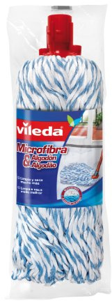 Vileda – Mop Microfibre and Cotton – [Pack of 3]