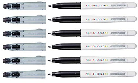 PILOT PEN Fasermaler FriXion Color schwarz, löschbar