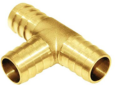 Barre de tuyau Joyway en T 1/45/16 3/8 1/2 5/8 3/4 3 voies pour chaque modèle de raccord de raccord d'union/Split Laiton Eau/Carburant/Air Tee-3/4