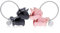 Amant Porte clés 1 Paire Licorne Porte-clés avec Bouche magnétique, Porte Clef en Alliage de Zinc Cadeau pour Couple Amoureux, Noir et Or Rose