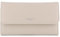 flora & co - Portefeuille Femme Rabat Tout-en-Un - Porte-chéquier Porte-Cartes Monnaie 3 en 1 - Compagnon Zippé 3 Volets Grande Capacité Fourre-Tout - Original Mode Tendance - Beige Taupe