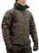 M-Tac Taktische Jacke mit Kapuze, Fleece-gefüttert, wasserabweisende Softshell-Jacke für Herren, Oliv/Blatt für mich (Leaf It to Me), L
