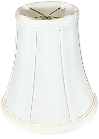 Royal Designs BSO-704FC-6WH Regal Series True Bell Lampenschirm mit Flamme, Weiß, 3,5 x 6 x 6 cm