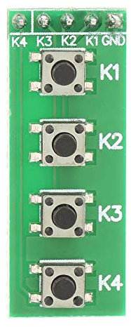 Universal 4 Key Push Button Switch Modul Keyboard Board für DIY KIT