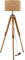 Exotic Art Wooden Tripod Floor Lamp Natural Finish Adjustable Height Home Decor Tripod
