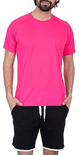 Mivaro Herren Funktionsshirt Sport T-Shirt - atmungsaktiv, schnelltrocknend & leicht - ideal für Training, Fitness, Laufen, Outdoor & Gym - Regular Fit mit Rundhalsausschnitt