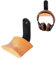 GGF Headset Halterung Kopfhörer Ständer mit 6cm Breiter Kopfstütze aus Buche,Kopfhörer Halter mit 3M Klebeband und Schraube Headset Ständer
