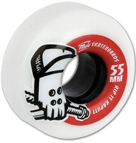 mob Wheels Skateboard-Rollen Skull hybrid-Soft 85A 55mm (4er Set)
