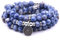 Self-Discovery Armband Mala Yoga 108 natürliche Perlen mit Lotusanhänger, One Size, Stein, Sto