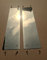 1 Piece of Door Metal Push Finger Kick Plates - Polished Brass - Rounded or Square Corners (Square Corners, 500mm x 100mm)
