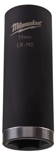 Milwaukee Shockwave 1/2 Impact Hex Deep Socket - 19mm