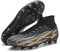 ELAPHURUS Herren Fußballschuhe High Top Anti-Rutsch Herren Fußballschuhe Fußball Team Turf Schuhe Noppen Fussballschuhe,Schwarz,44 EU