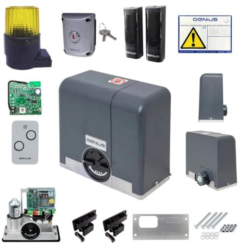 Kit per cancelli scorrevoli BLIZZARD ENC 900 KG 868 MHz JCL FAAC GENIUS 104002