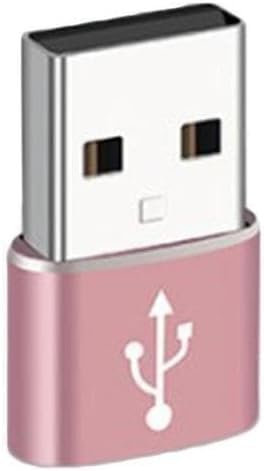 USB 3.1 Type C Female TO USB 3.0 Male Adaptor, USB C Female to USB Male Adapter, Type C Charger Plug Power Converter for, iPhone 13/14 Pro Max, Apple Watch & Air, Samsung Galaxy S21 S22 (Rose Gold)