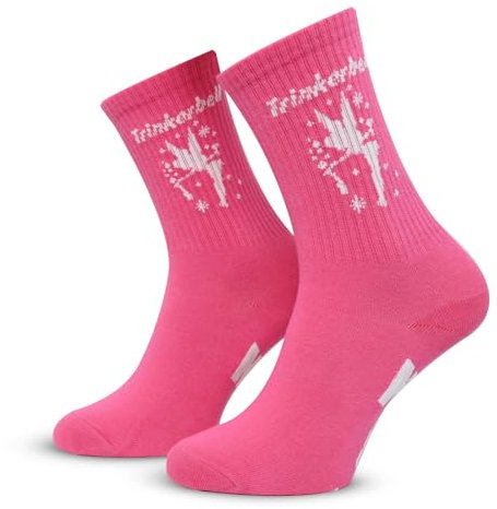 Spaß Kostet Lustige Strümpfe mit Sprüchen Trinkerbell in pink rosa für Mädchen Frauen