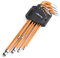 Awang Hex Key Set 9PCS Metric Hex Keys,Cr-V Long Arm Hexagon Key for Disassembly and Maintenance of Mechanical Equipment Vehicles
