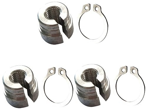 UKCOCO 6 Stk Automobilzubehör Autozubehör Aluminium cable sleeve Throttle cable bushing Easy to install cable sleeve auto zubehör Kabelmantel Aluminiumkabel Wagen Jacke Liner