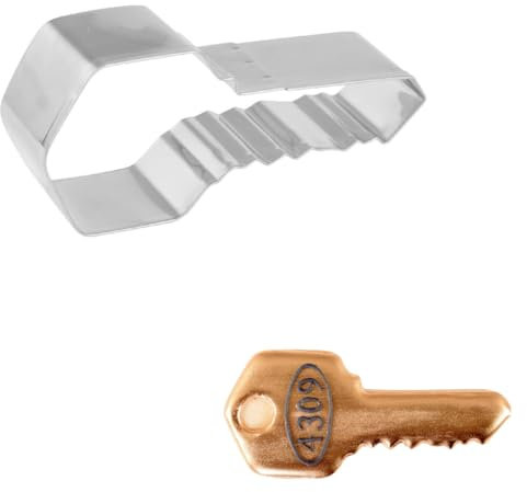 R&M House Key Cookie Cutter Stainless Steel 3.75