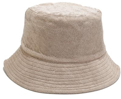 Sunnymorn Unisex-Fischerhut aus Frottee, für Frühling und Sommer, legere Fischerhüte, Khaki, Einheitsgr��e